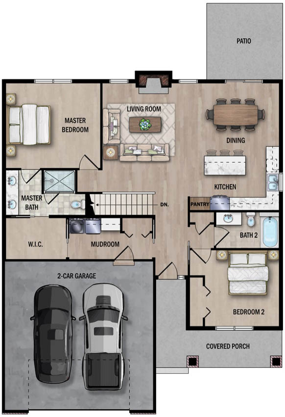 Main Level Floor Plan