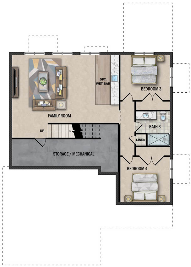 Lower Level Floor Plan