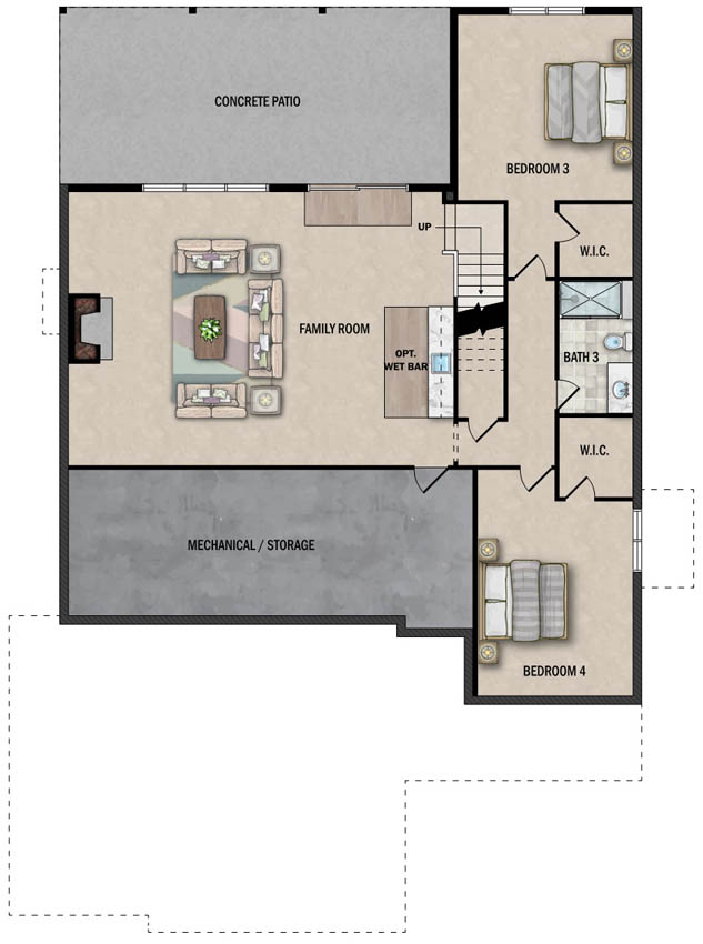 Lower Level Floor Plan