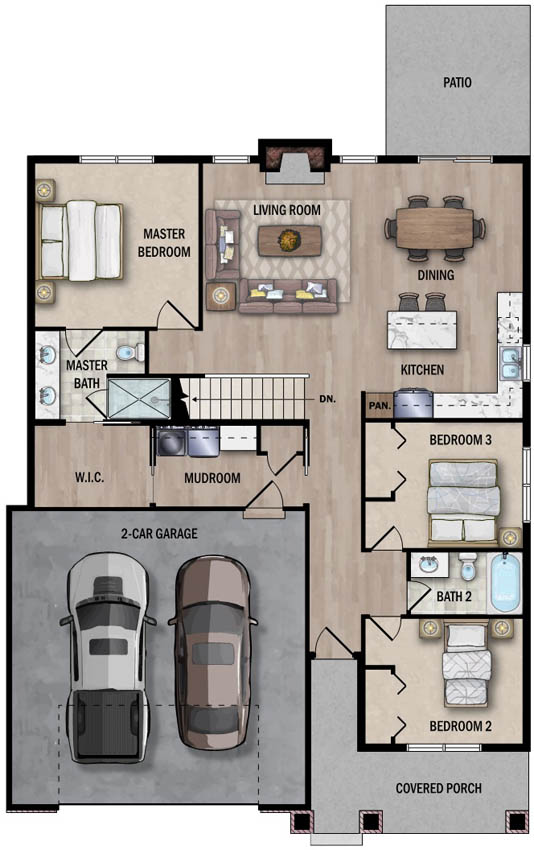 Main Level Floor Plan