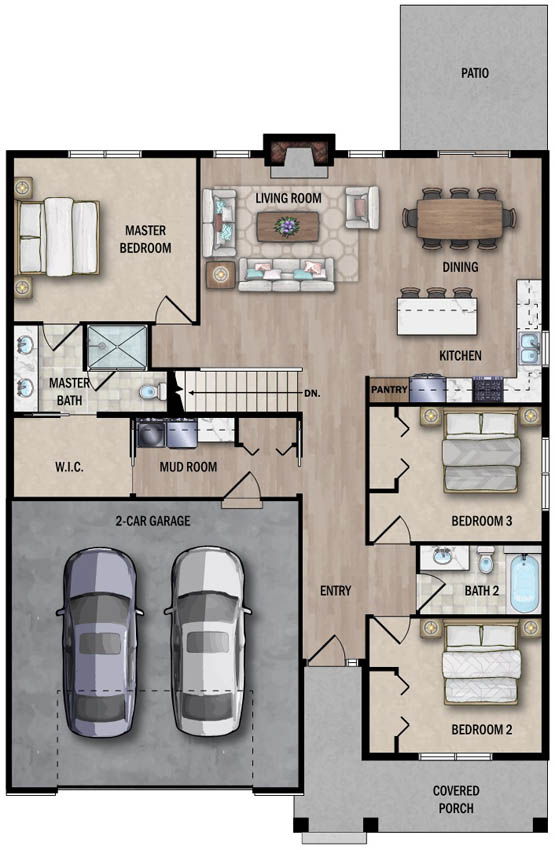 Main Level Floor Plan