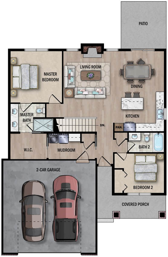 Main Level Floor Plan
