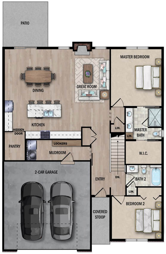 Main Level Floor Plan