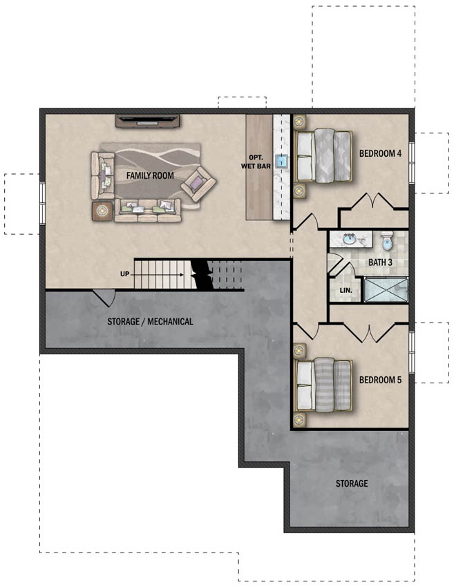 Lower Level Floor Plan